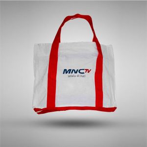 Tote Bag Blacu MNC TV Tali Merah